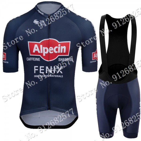 2022 Team Blue alpecin fenix abbigliamento Bici Completo Maglia Ciclismo Corta e Salopette Ogri9