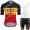 2022 Team Belgium alpecin fenix abbigliamento Bici Completo Maglia Ciclismo Corta e Salopette XmGsC