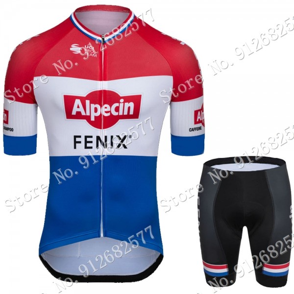 2022 Team Netherland alpecin fenix abbigliamento Bici Completo Maglia Ciclismo Corta e pantaloni cV8xv