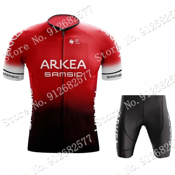 2022 Team arkea samic abbigliamento Bici Completo Maglia Ciclismo Corta e Salopette KQzeo