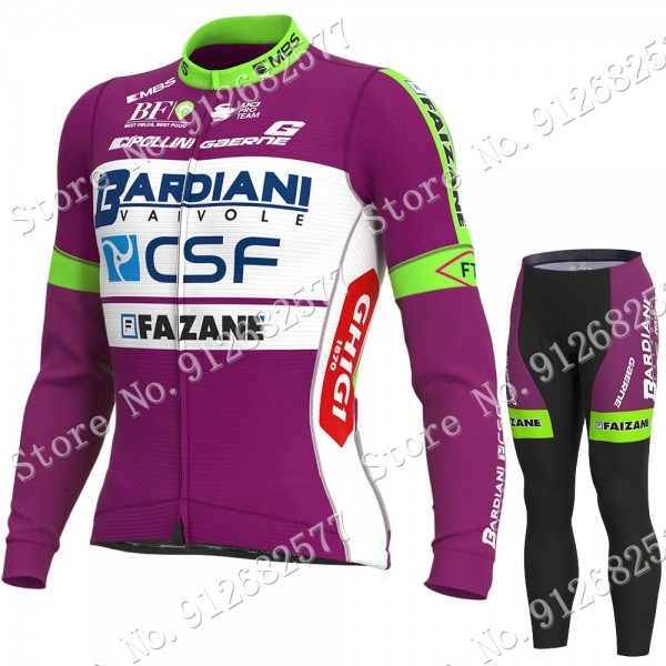 2022 bardiani csf Pro Team Abbigliamento Ciclismo Maglia Ciclismo Manica Lunga e pantaloni lunga LF10J