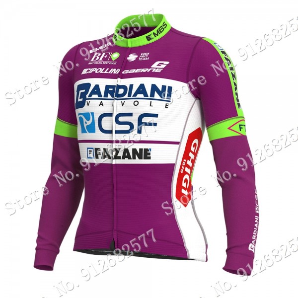 2022 bardiani csf Pro Team Maglie Ciclismo Manica Lunga jLVsU