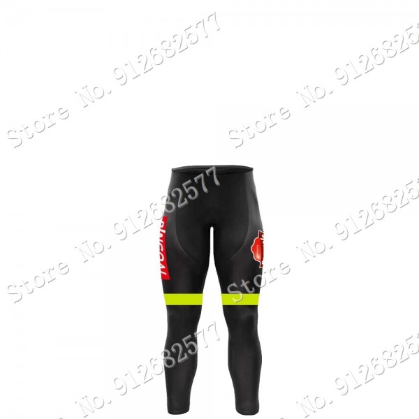 2022 bingoal WALLONIE BRUXELLES Pro Team Salopette Lunga Ciclismo RZYBF