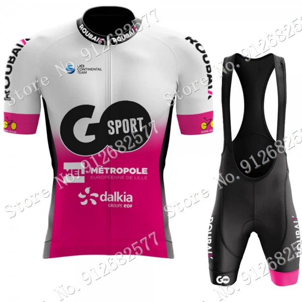2022 Team go sport roubaix abbigliamento Bici Completo Maglia Ciclismo Corta e pantaloni HIEEc