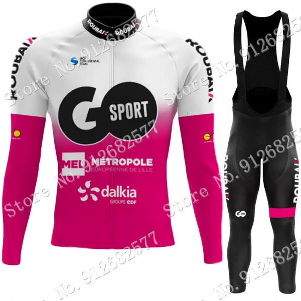 2022 go sport roubaix Pro Team Abbigliamento Ciclismo Maglia Ciclismo Manica Lunga e pantaloni lunga 6JQRd