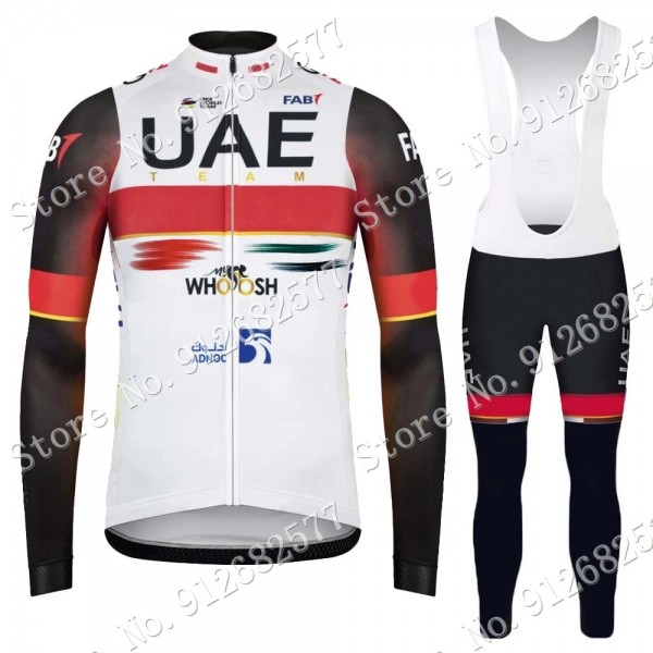 2022 uae emirates Pro Team Abbigliamento Ciclismo Maglia Ciclismo Manica Lunga e Salopette Lunga LDprp