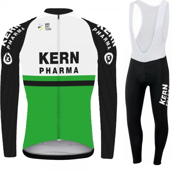 2021 kern pharma Pro Team Abbigliamento Maglia Ciclismo Manica Lunga e Salopette Lunga idqcPw