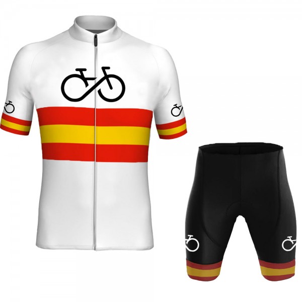 spain Pro 2021 Team abbigliamento Bici Completo Maglia Ciclismo Corta e Salopette fByvoz spain Pro 2021 Team abbigliamento Bici Completo Maglia Ciclismo Corta e Salopette fByvoz