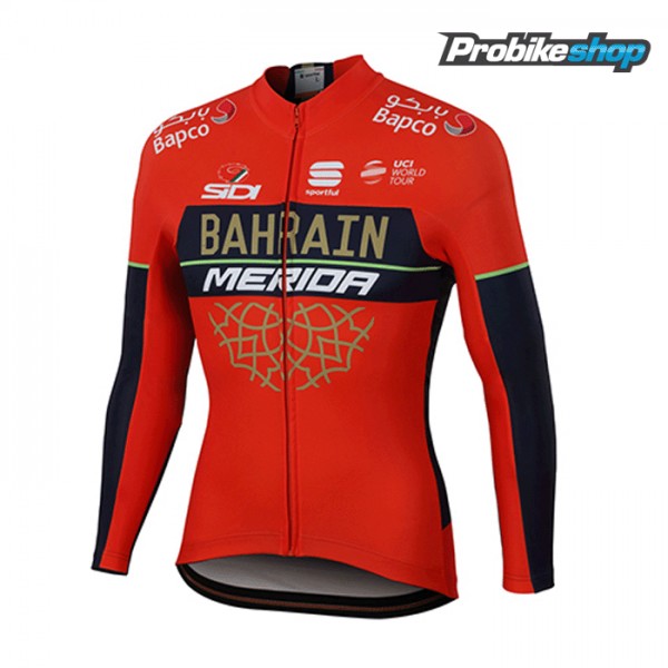 2018 BAHRAIN MERIDA Pro Maglia Ciclismo Manica Lunga 35888SG 2018 BAHRAIN MERIDA Pro Maglia Ciclismo Manica Lunga 35888SG