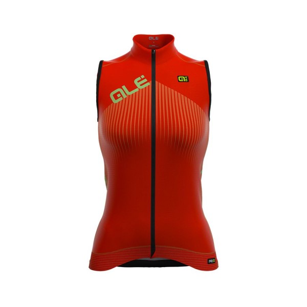 2016 Donne S/M Ale Graphics PRR Orientale Rosso Maglia senza maniche Online 34055-OH