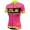 2016 Donne Ale Graphics PRR New Bubbles Pink Maglia Ciclismo Manica Corta 38736-SN