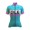 2016 Donne Ale Graphics PRR Bermuda - Turquoise Maglia Ciclismo Manica Corta 53106-OL