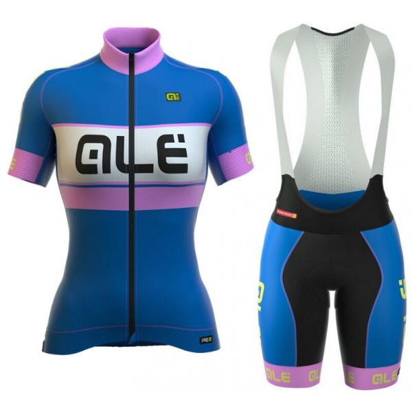 2016 Donne Ale Graphics PRR Bermuda blu Nuovo abbigliamento Ciclismo Completo Maglia Ciclismo Corta e Salopette 63540-IM