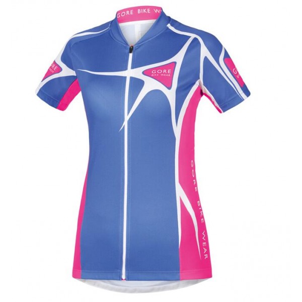 2016 GORE Maglia Ciclismo Manica Corta Donne Element Adrenaline 2.0 blu rose fuchsia 90627-OF