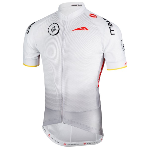 Dubai Tour 2018 bianco Maglia Ciclismo Manica Corta 33212ZH Dubai Tour 2018 bianco Maglia Ciclismo Manica Corta 33212ZH