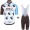 2017 AG2R La Mondiale bianco abbigliamento Ciclismo Completo Maglia Ciclismo Corta e Salopette 31654-ZM