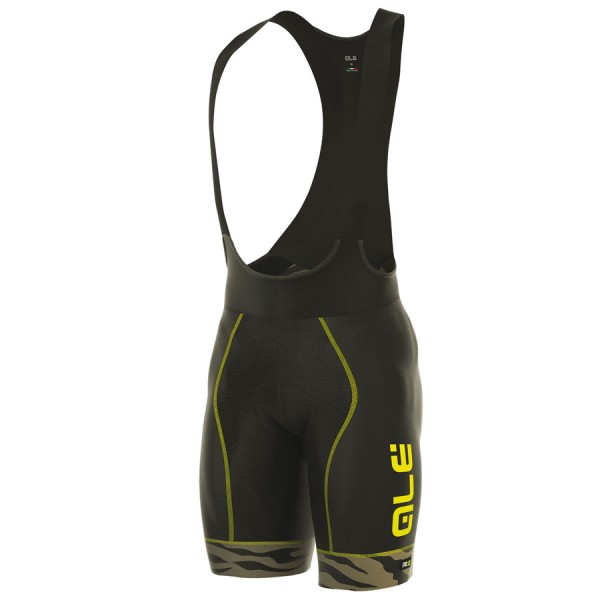 2017 Ale Graphics PRR Flowers Salopette Ciclismo Fango giallos Fluo 52519-FT