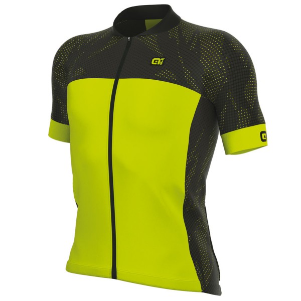 2017 Ale Formula 1.0 Ultimate Maglia Ciclismo Manica Corta nero giallos Fluo 54354-UZ
