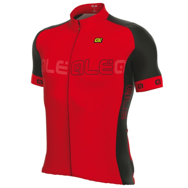 2017 Ale Excel Basic Maglia Ciclismo Manica Corta Rosso 67102-BX
