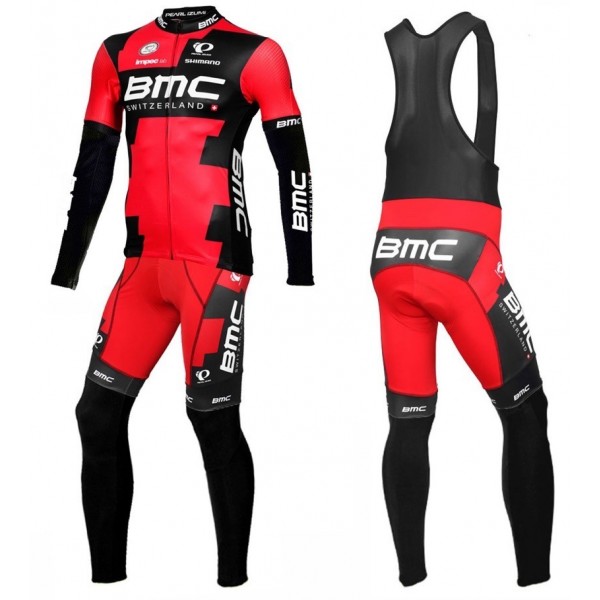 2016 BMC Racing Team Pro LTD Squadre Pro Abbigliamento Ciclismo Maglia Ciclismo Manica Lunga e Salopette Lunga 97671-HK