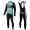 2016 Bianchi Countervail verde Thermo Squadre Pro Abbigliamento Ciclismo Maglia Ciclismo Manica Lunga e Salopette Lunga 10417-QO