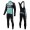 2016 Bianchi Countervail verde Squadre Pro Abbigliamento Ciclismo Maglia Ciclismo Manica Lunga e Salopette Lunga 71589-AC