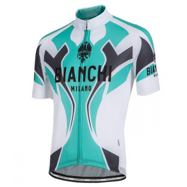 Bianchi Milano Ocreza Maglia Ciclismo Manica Corta bianco celeste 90547-TK