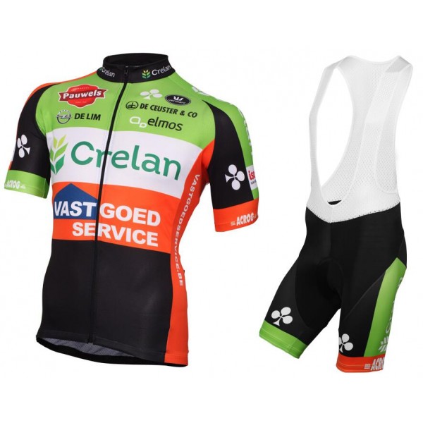 2016 CRELAN -VASTGOEDSERVICE Nuovo abbigliamento Ciclismo Completo Maglia Ciclismo Corta e Salopette 38216-EG 2016 CRELAN -VASTGOEDSERVICE Nuovo abbigliamento Ciclismo Completo Maglia Ciclismo Corta e Salopette 38216-EG