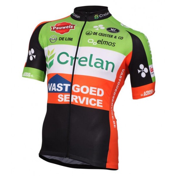 2016 CRELAN -VASTGOEDSERVICE Maglia Ciclismo Manica Corta 62467-RN 2016 CRELAN -VASTGOEDSERVICE Maglia Ciclismo Manica Corta 62467-RN