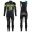 2016 Crelan -AA Drink nero Thermo Squadre Pro Abbigliamento Ciclismo Maglia Ciclismo Manica Lunga e Salopette Lunga 79169-UO