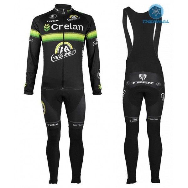 2016 Crelan -AA Drink nero Thermo Squadre Pro Abbigliamento Ciclismo Maglia Ciclismo Manica Lunga e Salopette Lunga 79169-UO 2016 Crelan -AA Drink nero Thermo Squadre Pro Abbigliamento Ciclismo Maglia Ciclismo Manica Lunga e Salopette Lunga 79169-UO