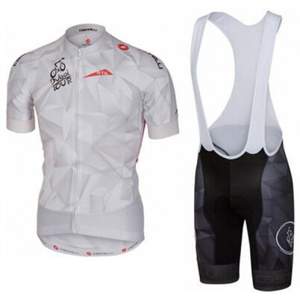 2016 Castelli Dubai Tour Nuovo abbigliamento Ciclismo Completo Maglia Ciclismo Corta e Salopette 20848-NZ