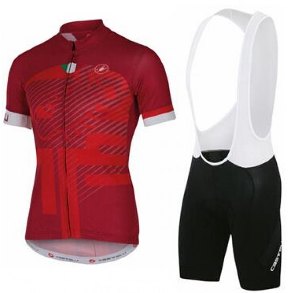 2016 Castelli Nuovo abbigliamento Ciclismo Completo Maglia Ciclismo Corta e Salopette 014 20812-DX