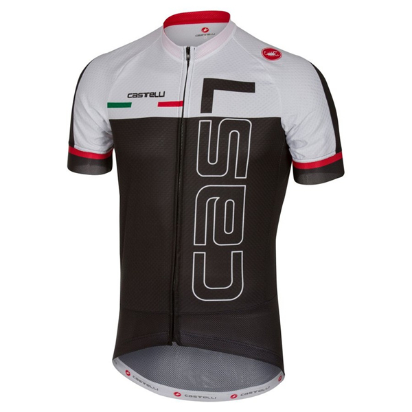 Castelli Spunto Saturn nero Maglia Ciclismo Manica Corta 44925-QW