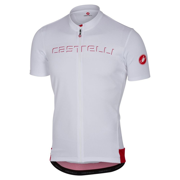 CASTELLI Prologo 5 bianco Maglia Ciclismo Manica Corta 57716-VJ