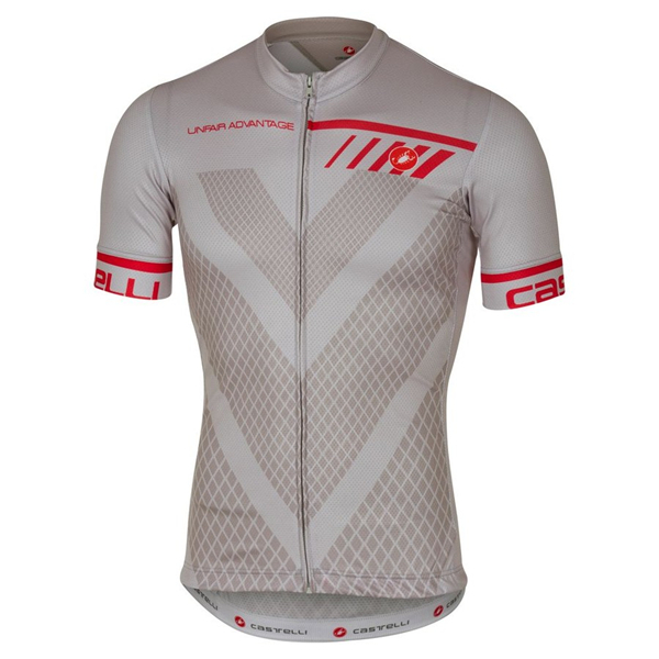 Castelli Velocissimo Gris Maglia Ciclismo Manica Corta 69124-UX