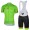 Castelli Spunto Saturn Pro verde abbigliamento Ciclismo Completo Maglia Ciclismo Corta e Salopette 74569-AZ