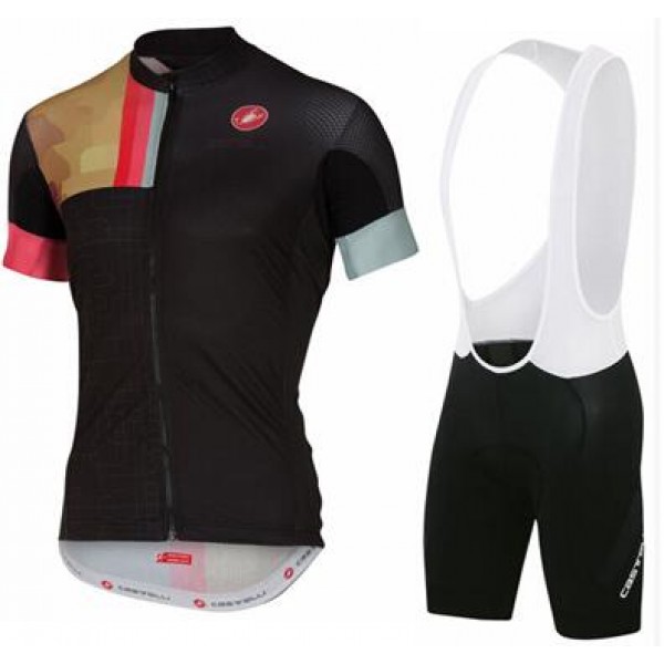 2016 Castelli Nuovo abbigliamento Ciclismo Completo Maglia Ciclismo Corta e Salopette 017 99992-JV