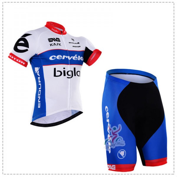 CERVELO Team 2016 bianco blu Nuovo abbigliamento Bici Completo Maglia Ciclismo Corta e Pantaloncini 92887-XI