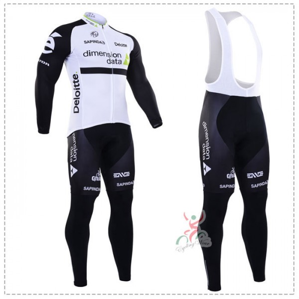 2016 Dimension Data Abbigliamento Ciclismo Maglia Ciclismo Manica Lunga e Salopette Lunga 32496-EO