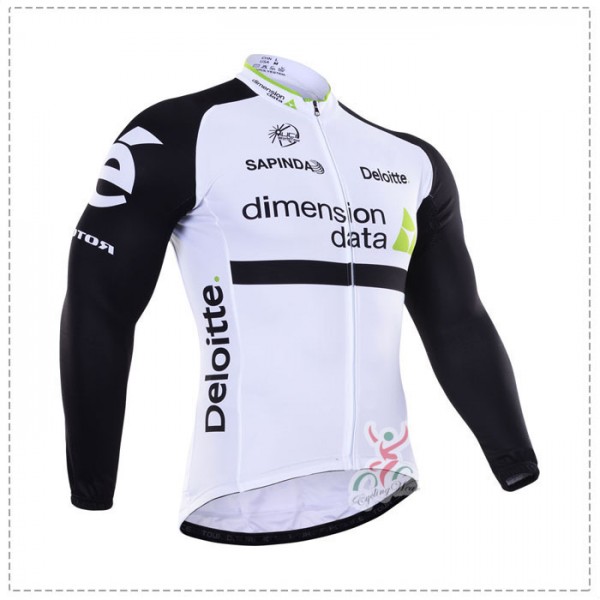 2016 Dimension Data Maglia Ciclismo Manica Lunga 99423-RJ