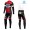 2016 Etixx -Quick Step TDF edizione Rosso Thermo Squadre Pro Abbigliamento Ciclismo Maglia Ciclismo Manica Lunga e Salopette Lunga 24206-RP
