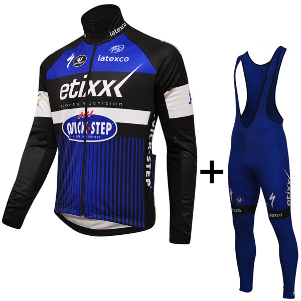 ETIXX QUICK STEP 2016 abbigliamento Ciclismo Completo Maglia Ciclismo Corta e Salopette 69273-CO