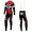 2016 Etixx -Quick Step TDF edizione Rosso Squadre Pro Abbigliamento Ciclismo Maglia Ciclismo Manica Lunga e Salopette Lunga 88561-KX