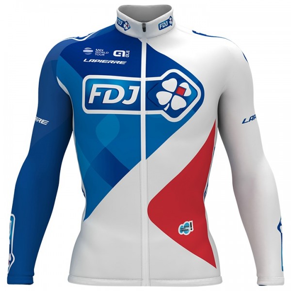 FDJ Pro 2017 bianco Maglie Ciclismo Manica Lunga 93677-TT FDJ Pro 2017 bianco Maglie Ciclismo Manica Lunga 93677-TT