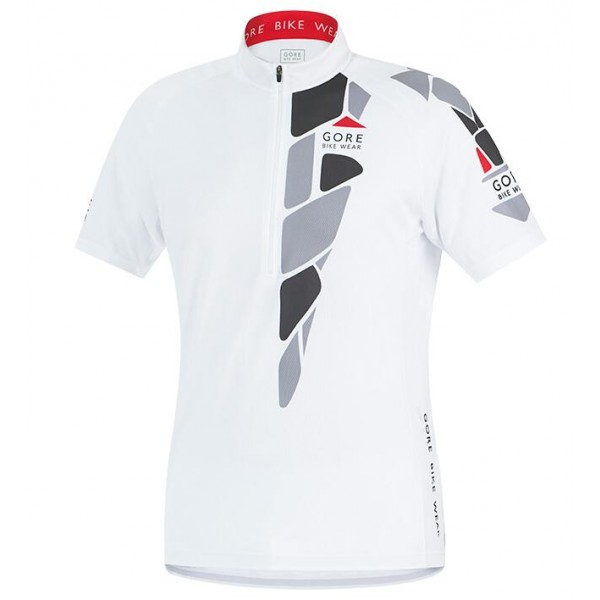 2016 GORE Element K-Rock bianco Rosso Maglia Ciclismo Manica Corta 19061-KS 2016 GORE Element K-Rock bianco Rosso Maglia Ciclismo Manica Corta 19061-KS