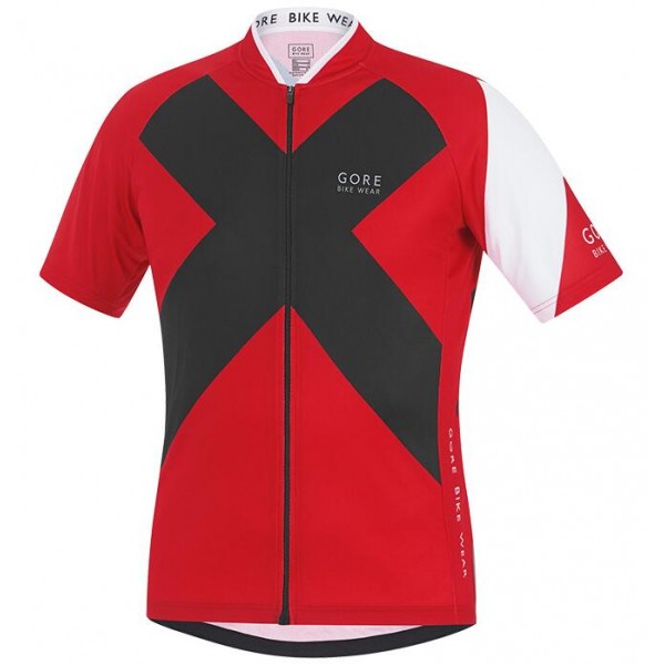 2016 GORE Element X-Road Rosso nero Maglia Ciclismo Manica Corta 21982-LK 2016 GORE Element X-Road Rosso nero Maglia Ciclismo Manica Corta 21982-LK
