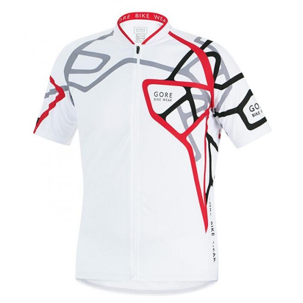 2016 GORE Element Adrenalin II bianco Rosso Maglia Ciclismo Manica Corta 60804-BN 2016 GORE Element Adrenalin II bianco Rosso Maglia Ciclismo Manica Corta 60804-BN