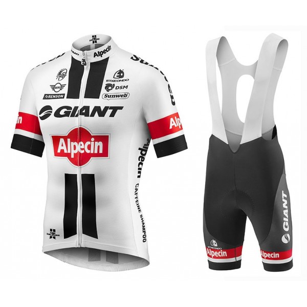 2016 Giant Alpecin TDF edizione bianco abbigliamento Maglie Ciclismo Manica Corta et Salopette Ciclismo 59953-AD