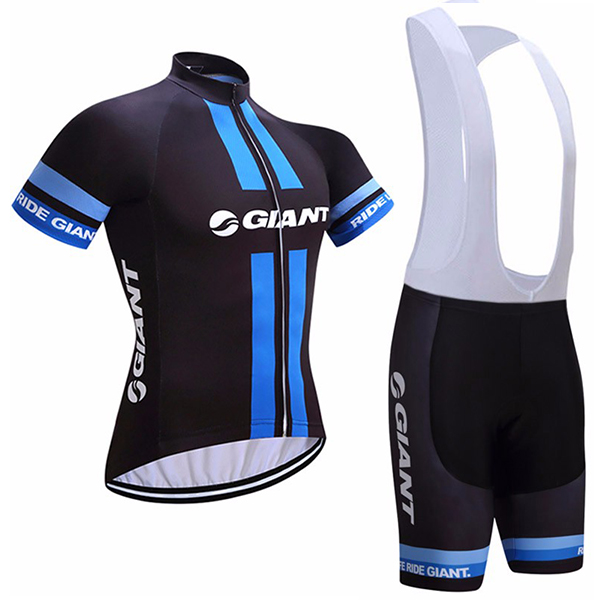 2017 Giant Nuovo abbigliamento Ciclismo Completo Maglia Ciclismo Corta e Salopette nero 36133-VR